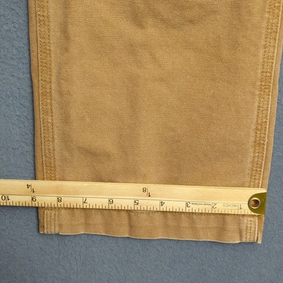Carhartt Pants Men's 35x30 Brown Double Knee Relaxed Fit Duck Canvas 10098-211 - Picture 8 of 12